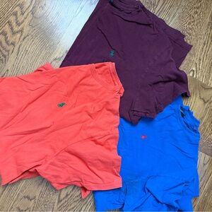 Lot of 3 RALPH LAUREN T-Shirts XL